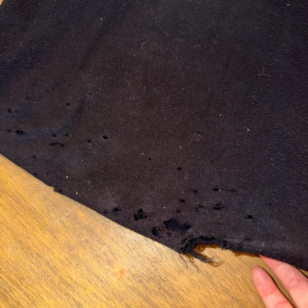 Saint Laurent Classic Black Tote Fleece FAIR HOLES - Picture 10 of 12